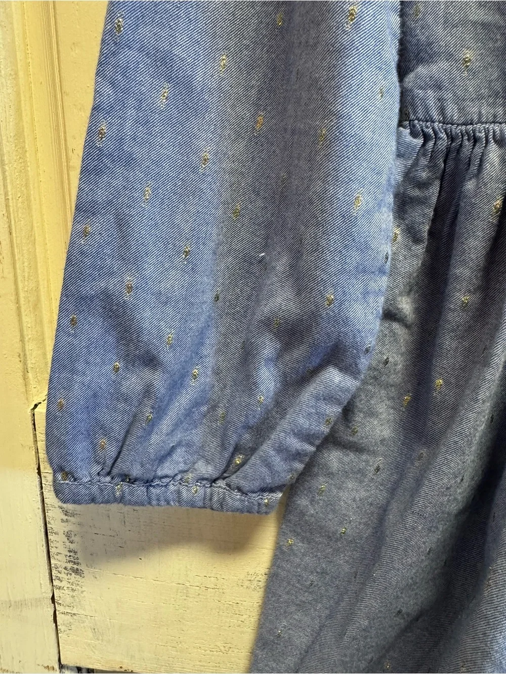 Girls' GAP Lightweight Blue Chambray Dress
